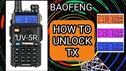 How to Unlock Baofeng UV-5R 