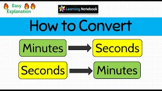 How to convert MINUTES to SECONDS and SECONDS to MINUTES