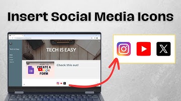 How To Add Social Media Links to Google Sites