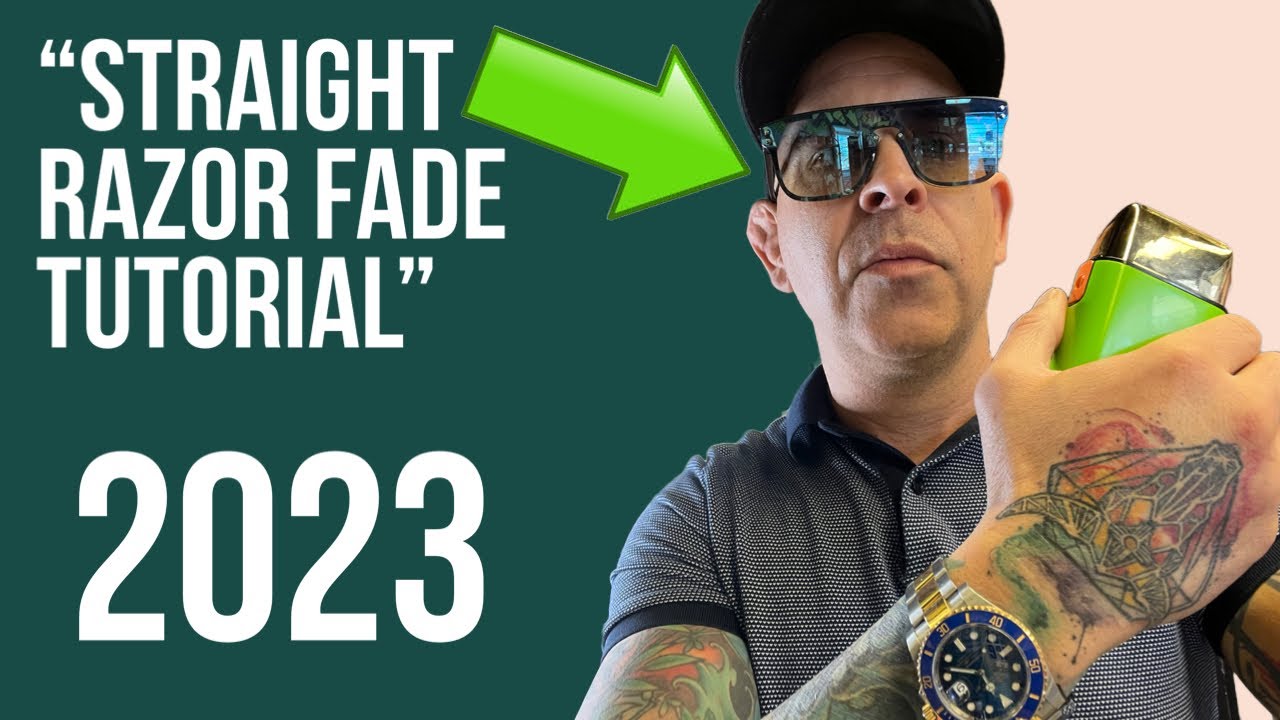 Razor Fade Tutorial Traditional Straight Razor Shave Haircut YouTube