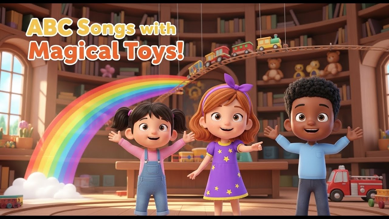 abc song with magic toys - YouTube