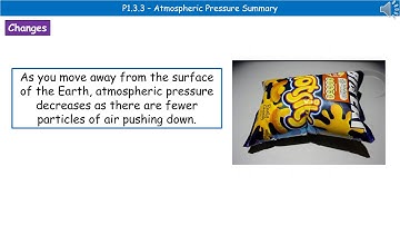 OCR Gateway A (9-1) P1.3.3 - Atmospheric Pressure Summary
