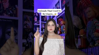Animals That Used To Be Giants…😱 ( scary videos ) #shorts #fypシ