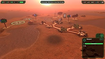 Planetbase Corp Challenge - Starport Atlantis, fast win, minimum build