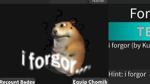 How to get Forgor Chomik (Find The Chomiks)