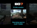 New jump spot on CLIFF TOWN black ops 7  #bo7 #gaming #glitch #cantstopme #gamingvideos #crazy