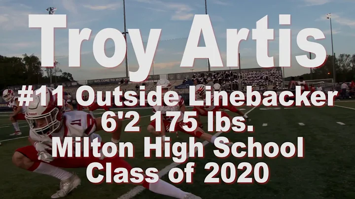 Troy Artis - Milton Football Highlights - Class of...