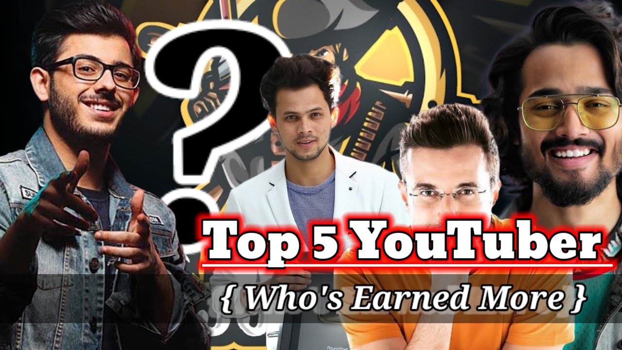 Top 5 Biggest Youtuber In India Indian Youtuber Who Earned More top-5-biggest-youtuber-in-india-indian-youtuber-who-earned-more