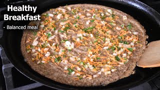 Dal Dosa with Ragi(ADAI) - rich in calcium, iron, protein, fiber, and omega-3 fatty acids etc
