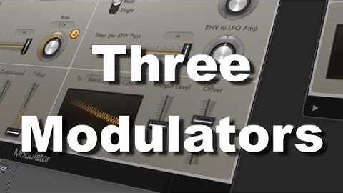 Three Modulators | Logic Pro X