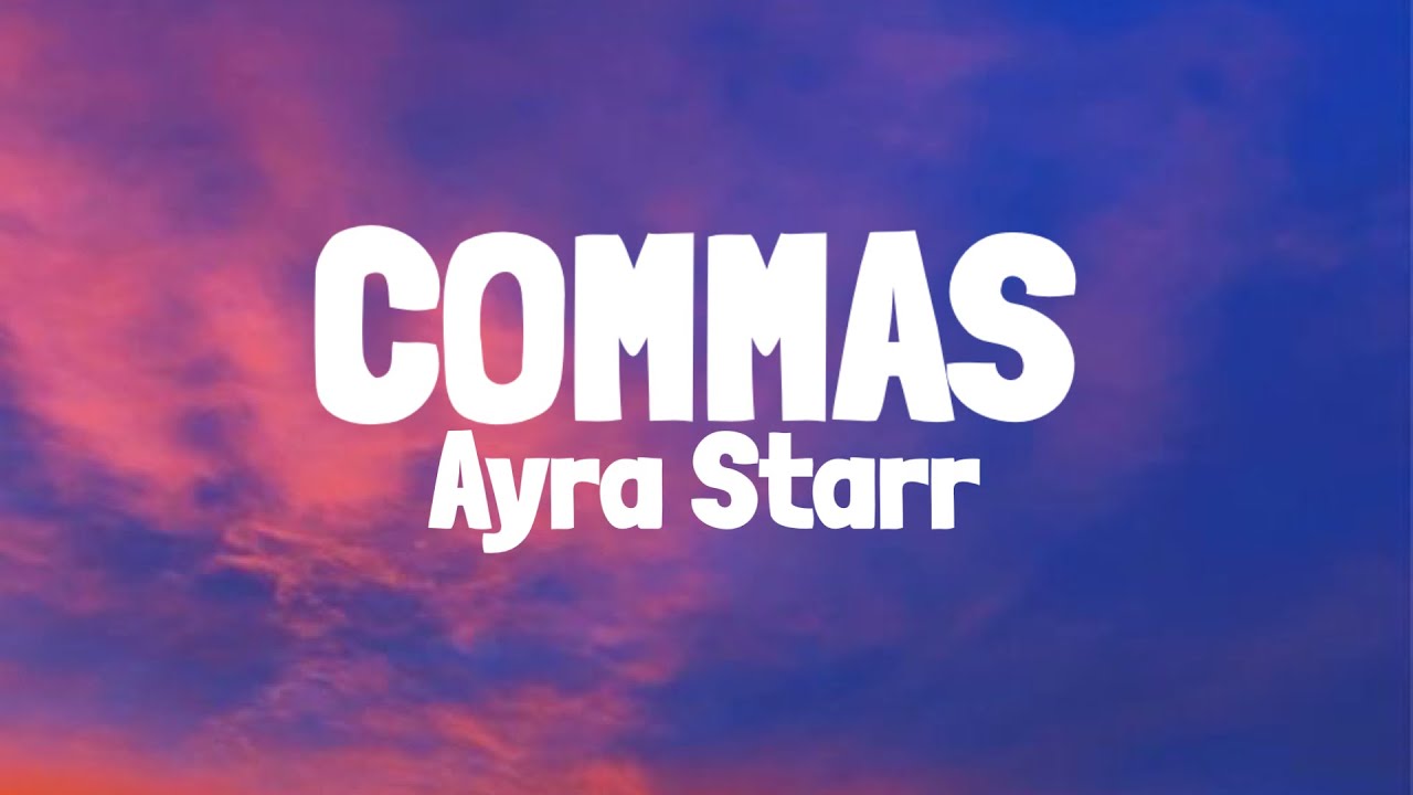 Ayra Starr | Commas | Brendan Ross Saxophone version