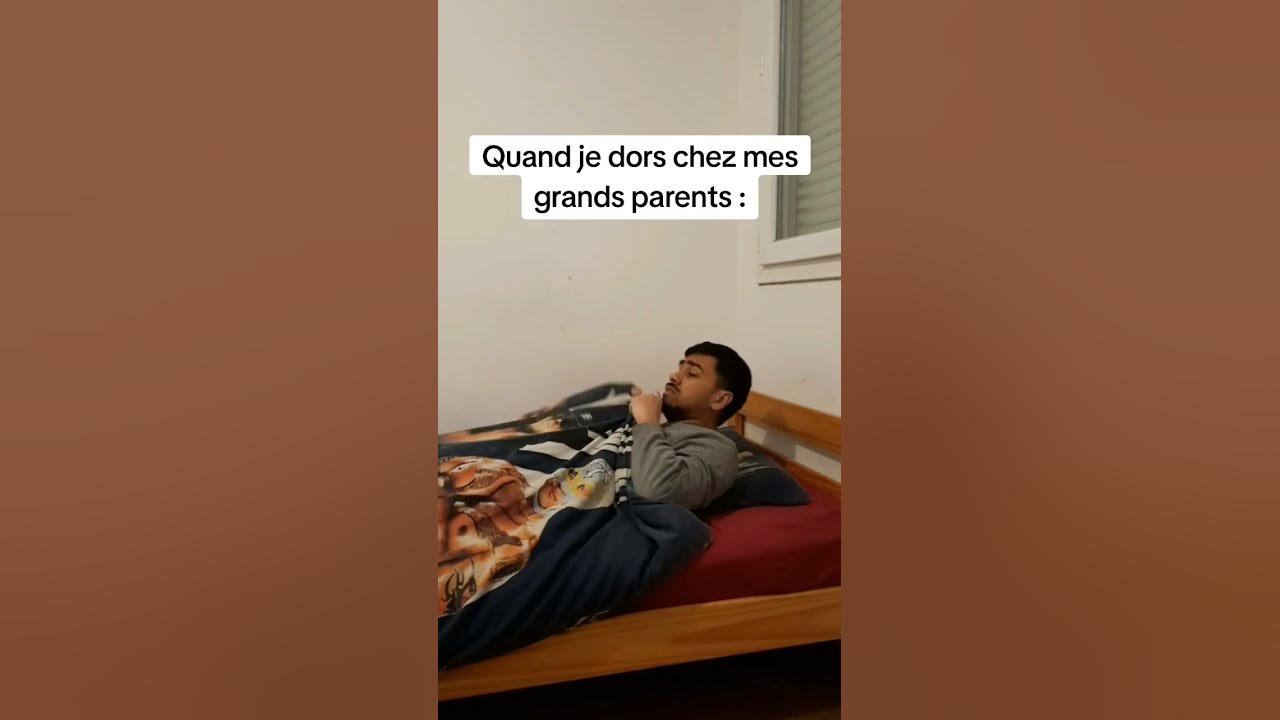 Quand je dors chez moi / Quand je dors chez mes grands parents 😂😂😂 YouTube