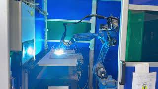 Motoman Yr-Hp6-C00 Welding Cell In Action Precision, Speed And Sparks