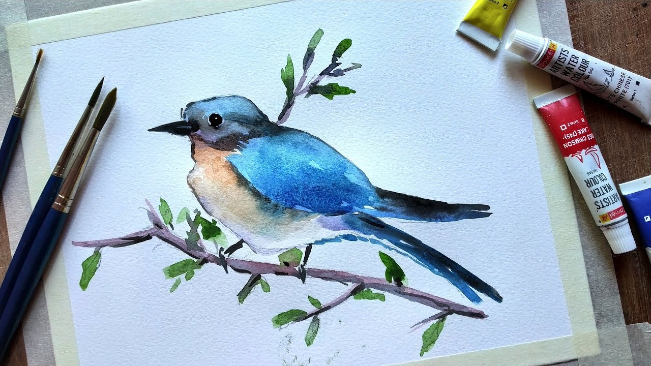 How to Paint Birds in Watercolor (tips from a beginner)