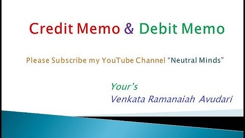 SAP SD: Credit Memo and Debit Memo Process and Configuration.