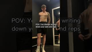 POV: you start TRACKING your WORKOUTS 📝 screenshot 2