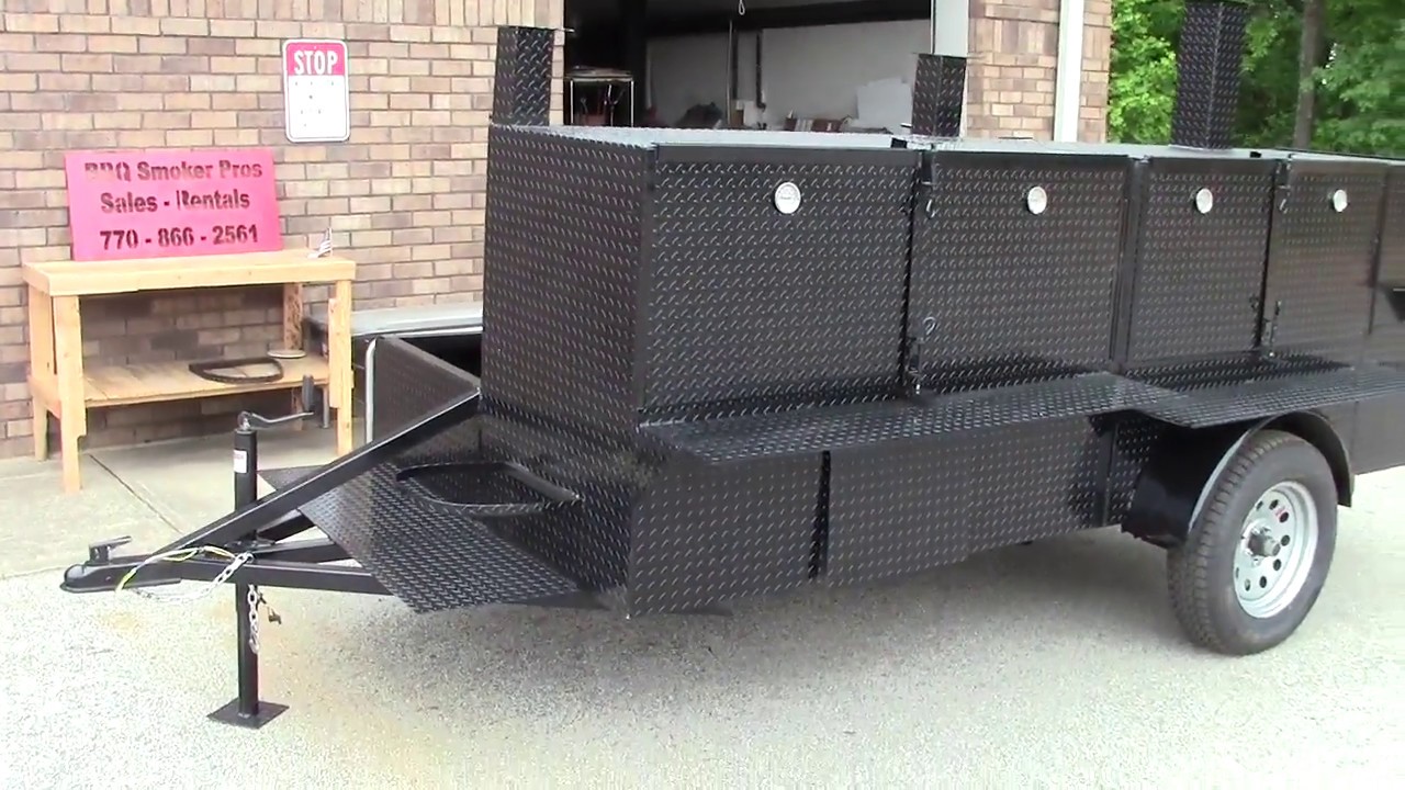 Shish Kebob Barn Door Street Vendor Bbq Smoker Grill Builders