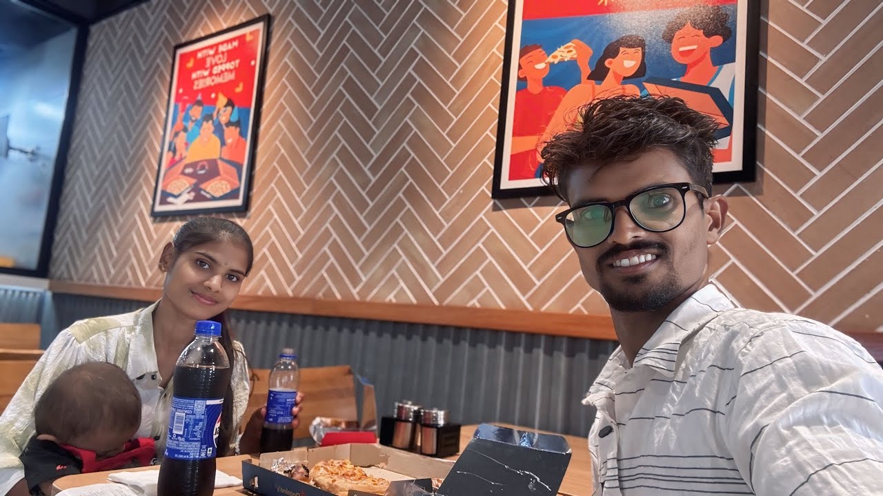 ಗಂಗಾವತಿ Domino’s vlog 🙏🤷‍♀️ #prabhasgeetayash