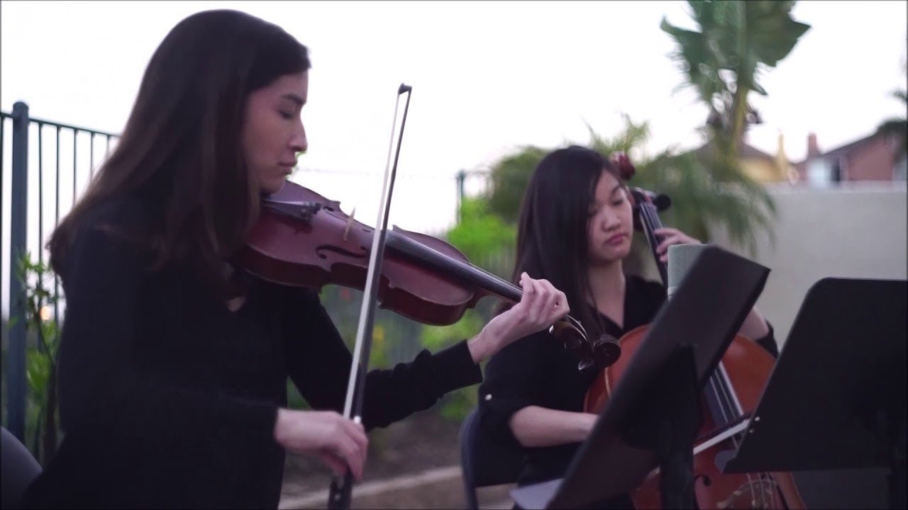 San Diego Violin And Cello String Duet Performing Jesu Joy By Bach