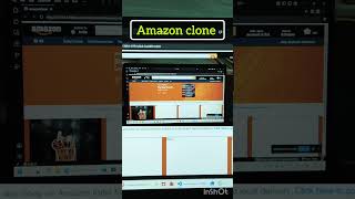 Amazon clone my first project #art #capcut #viral