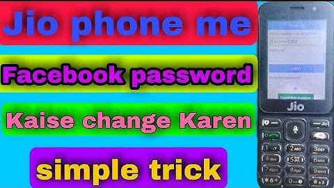 jio phone me facebook ka password bhul gaye to kya kare||jio phone me fb ka password kaise dekhe