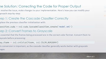 Resolving Cuda CascadeClassifier detectMultiScale output issues in OpenCV
