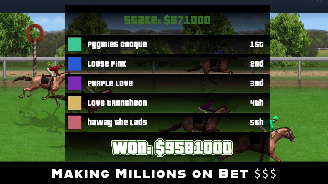 GTA San Andreas Definitive Edition a Multi Millionaire with Horse Betting YouTube