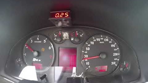 Audi RS4 B5 Limo - 1xxx HP Acceleration 0-318 Km/h
