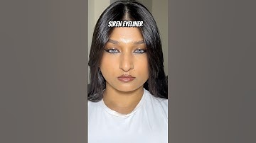 Siren eye makeup tutorial !! #makeuptutorial #makeuphacks #eyeliner #kajal