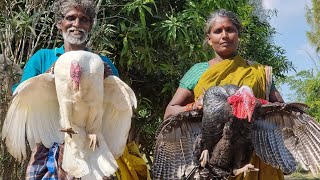 CRISPY FULL TURKEY FRY! Full Turkey Marinated For A Day And Deep Fried In My Village!