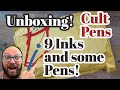 A big unboxing cult pens inks and a fountain pen