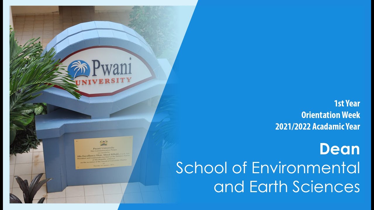 Dean, School of Environmental and Earth Sciences, PU YouTube