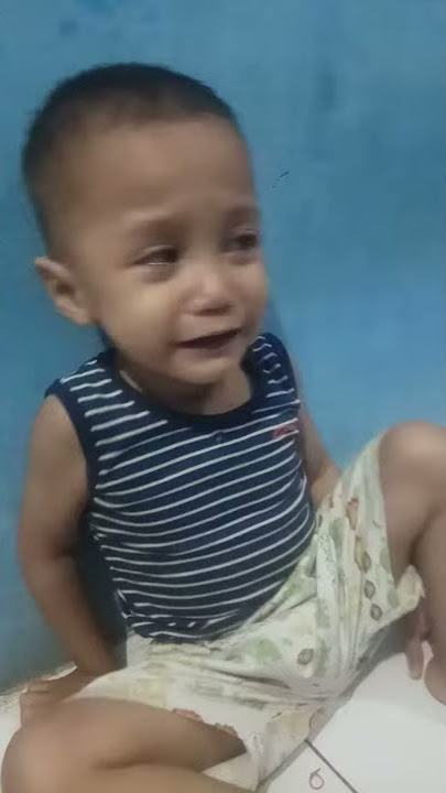 lucu banget ,anak kecil nangis di video langsung diem | sandy uye and family
