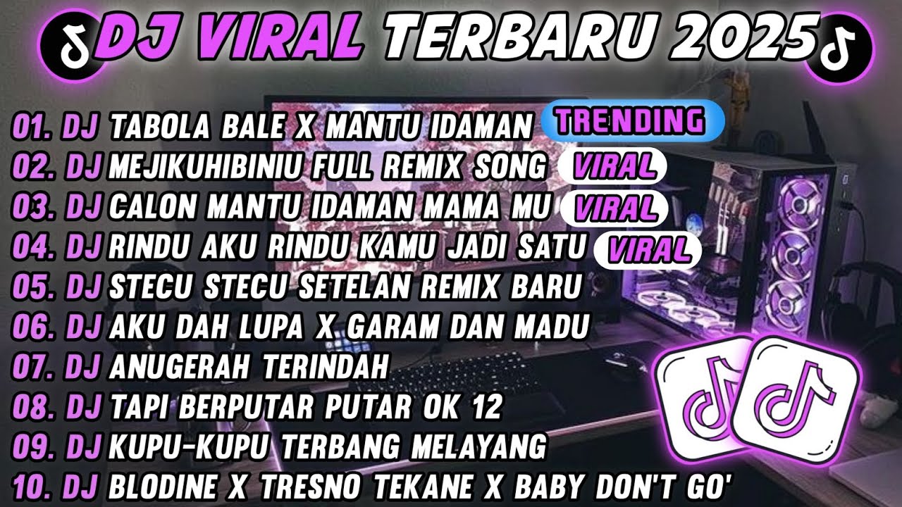 DJ TIKTOK TERBARU 2025-🎵DJ TABOLA BALE X CALON MANTU 🎵DJ MEJIKUHIBINIU FULL ALBUM