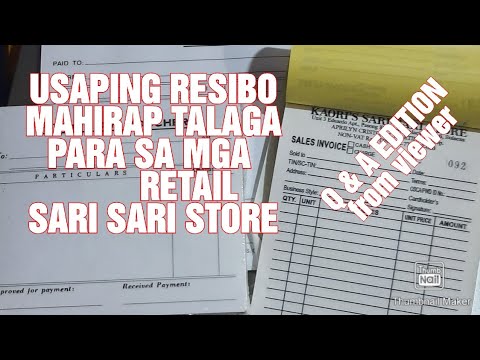 Video: Paano Mag-imbak Ng Mga Resibo