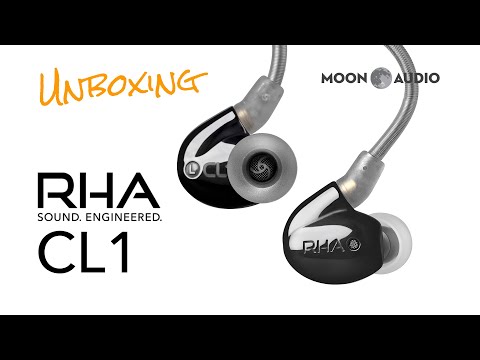 RHA CL1 Ceramic In-Ear Headphone Unboxing | Moon Audio