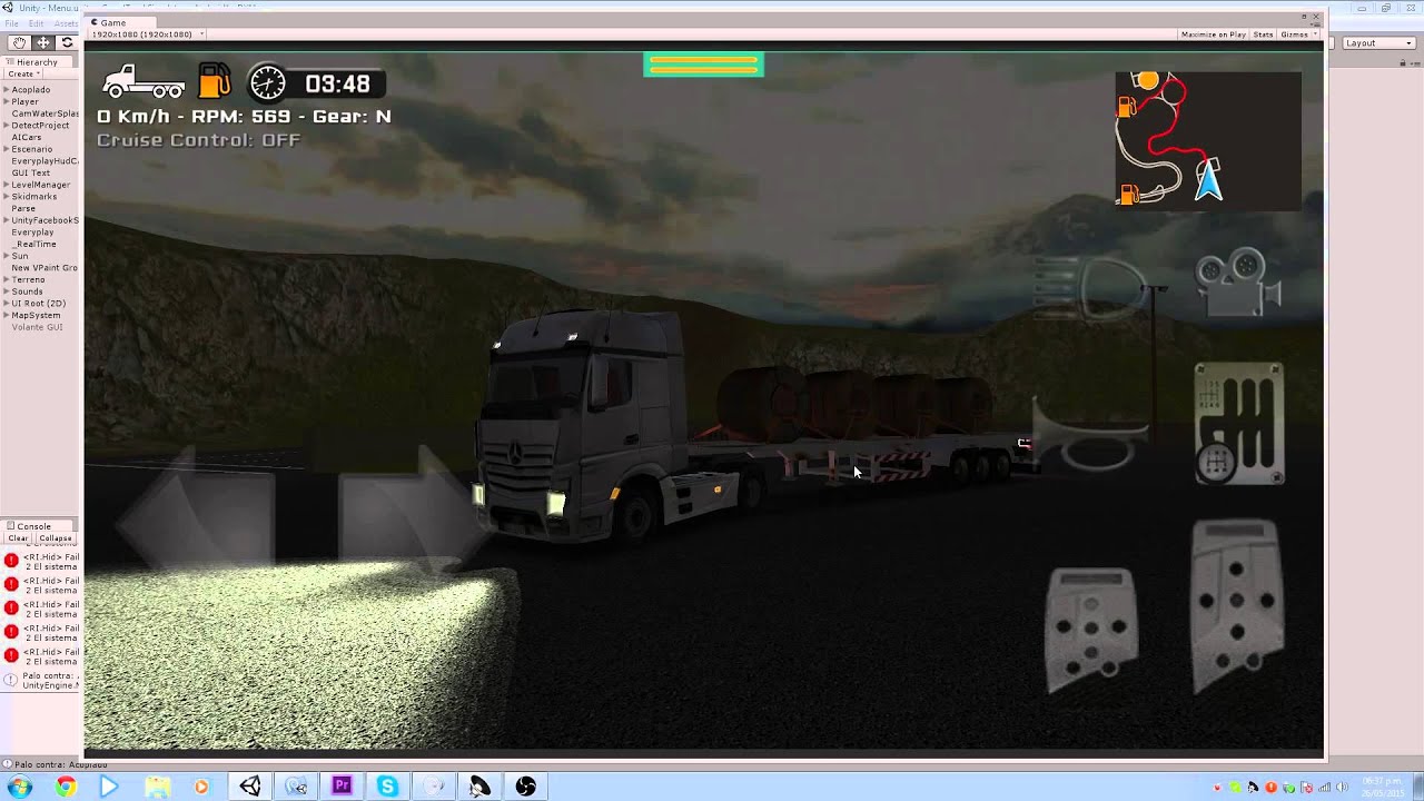 Development of Grand Truck Simulator - Trailer legs animation