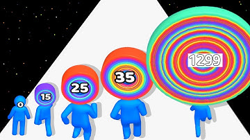 LAYER MAN 3D - ASMR Gameplay Walkthrough Android, iOS Pro Game Mobile (Level Up Big Head Man Run)