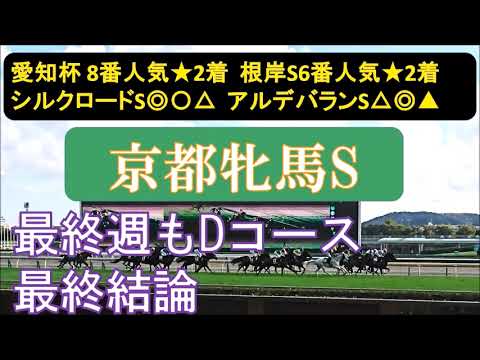 京都牝馬ステークス2024 最終結論 ★いい枠引いた。