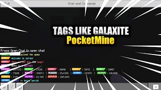 Tags (Galaxite) | PocketMine Plugin | Minecraft PE/BE 1.10.0 - 1.17.40 [Free Download]
