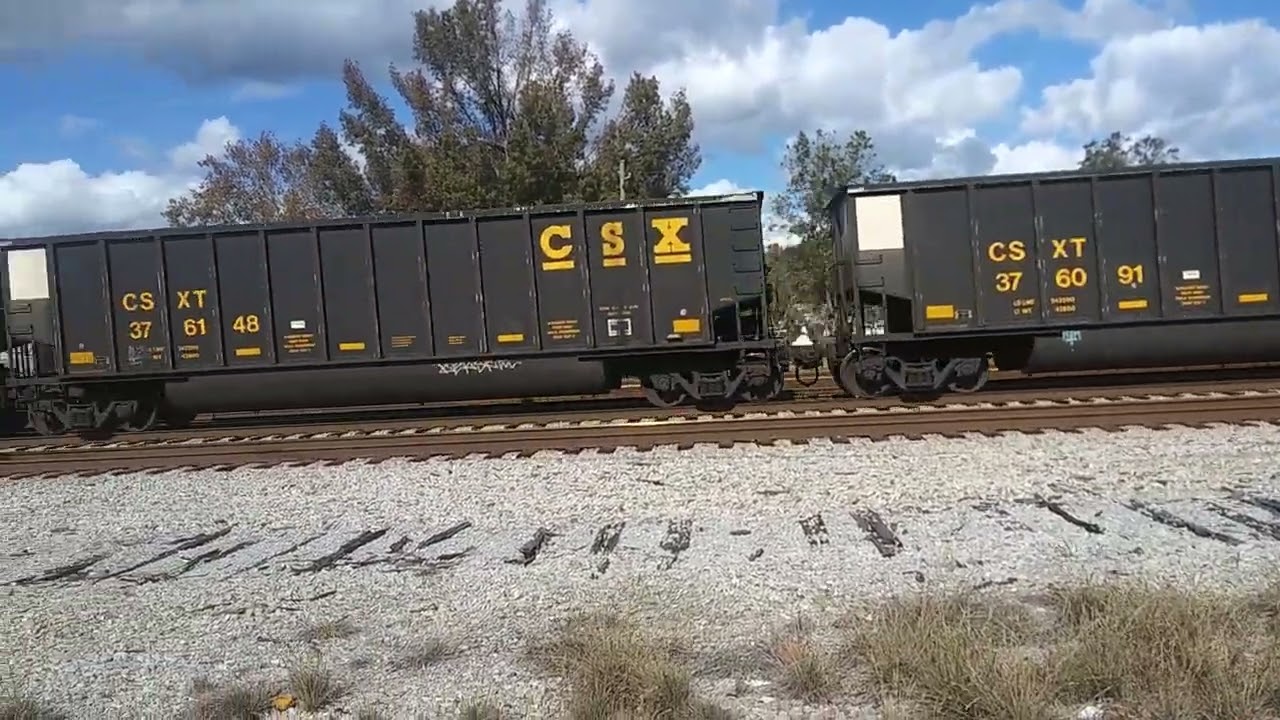 💙 CSX E-248-10 Empties Coal train Leads to Flomaton Alabama with The Spirit of Jim Erwin 11-25-24 💚