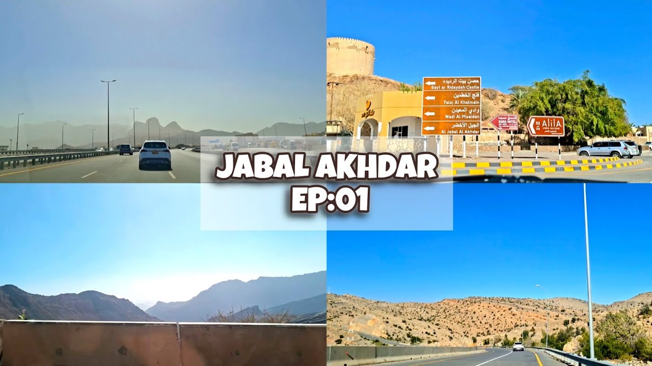 Road Trip to Jabal Akhdar | Ep:01 | 4K | Oman