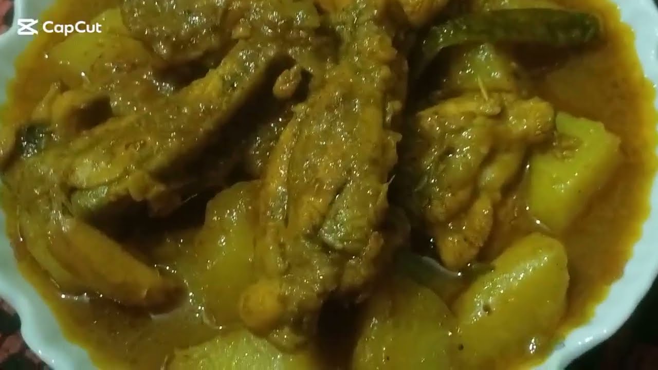 শালগম দিয়ে মুরগির মাংসের রেসিপি। shalgam  chicken recipe. 