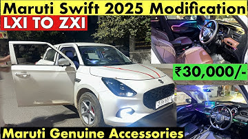 Maruti Swift LXI Modified in ₹30,000/- | Swift LXI Modification with Price
