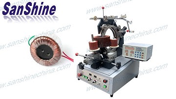 Gear type automatic big toroid coil winding machine(SS300 series) @windingmachineworld