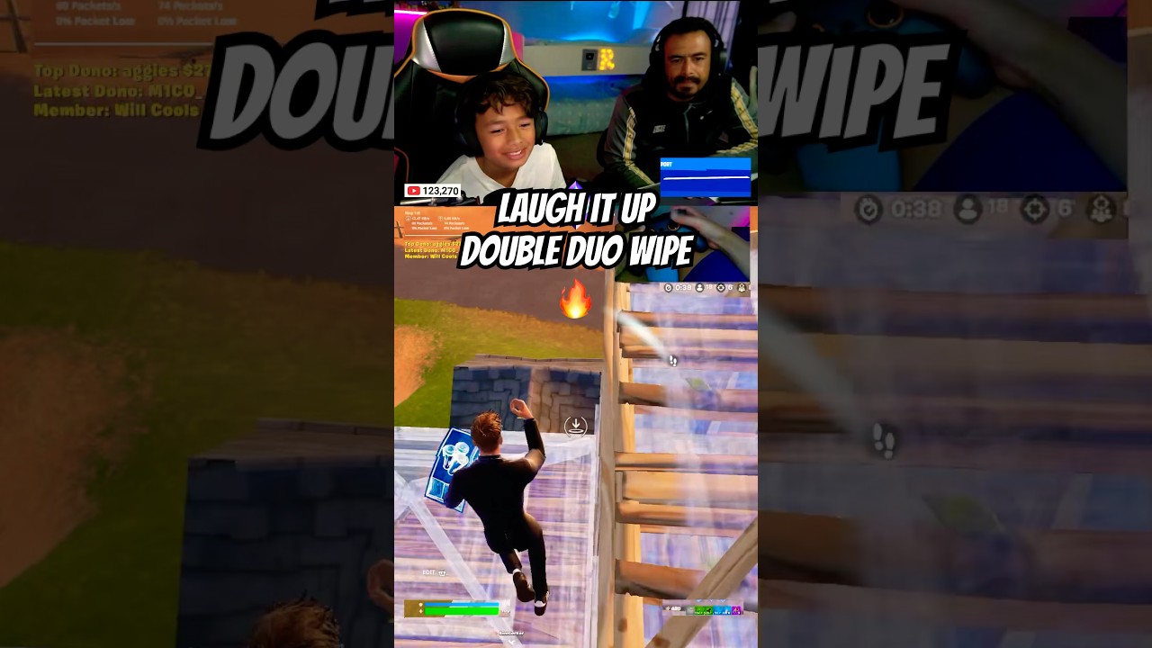 Laugh it up double duo wipe 🔥 