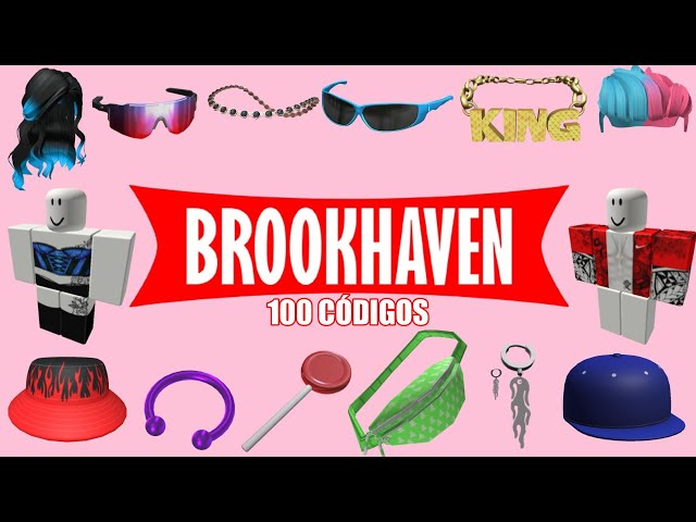 ids de roupas, acessórios,cabelos no Brookhaven versão: Mandrake