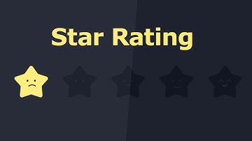 Adorable Star Rating Control With jQuery And CSS3