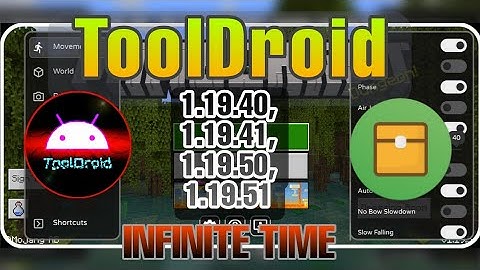ToolDroid 1.19.51 Infinite Premium Time [Modded Toolbox]