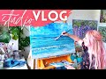 Acrylic Painting {inspired by the sea}